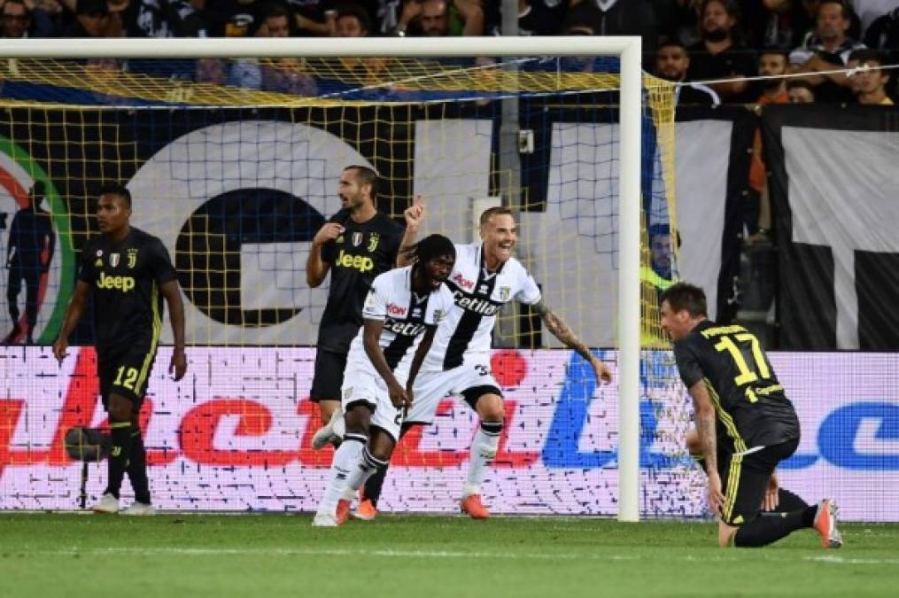 Gervinho se encargó de empatarle a la Juventus en el minuto 33 de la primera parte.