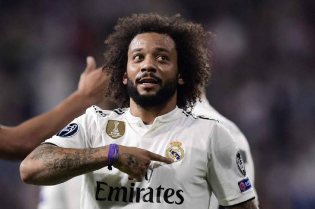 Marcelo sorprendió al tocarse el escudo del Real Madrid al anotarle al Viktoria Plzen. El brasileño ha sido vinculado como posible fichaje de la Juventus.