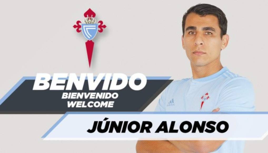 El Celta obtiene la cesión del central paraguayo Júnior Alonso por una temporada con opción de compra.