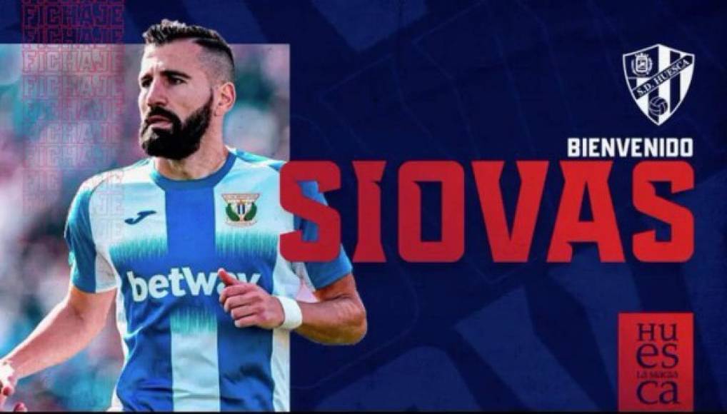 Dimitrios Siovas se ha convertido en nuevo jugador de la SD Huesca para las próximas dos temporadas. El central griego llega traspasado desde el Leganés para aportar experiencia y jerarquía. Tiene más de 100 partidos en la Liga Española.