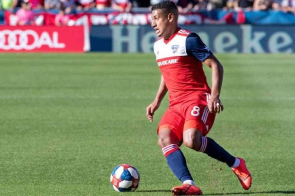 4- Bryan Acosta (2 Millones de euros, volante hondureño del FC Dallas de EUA).