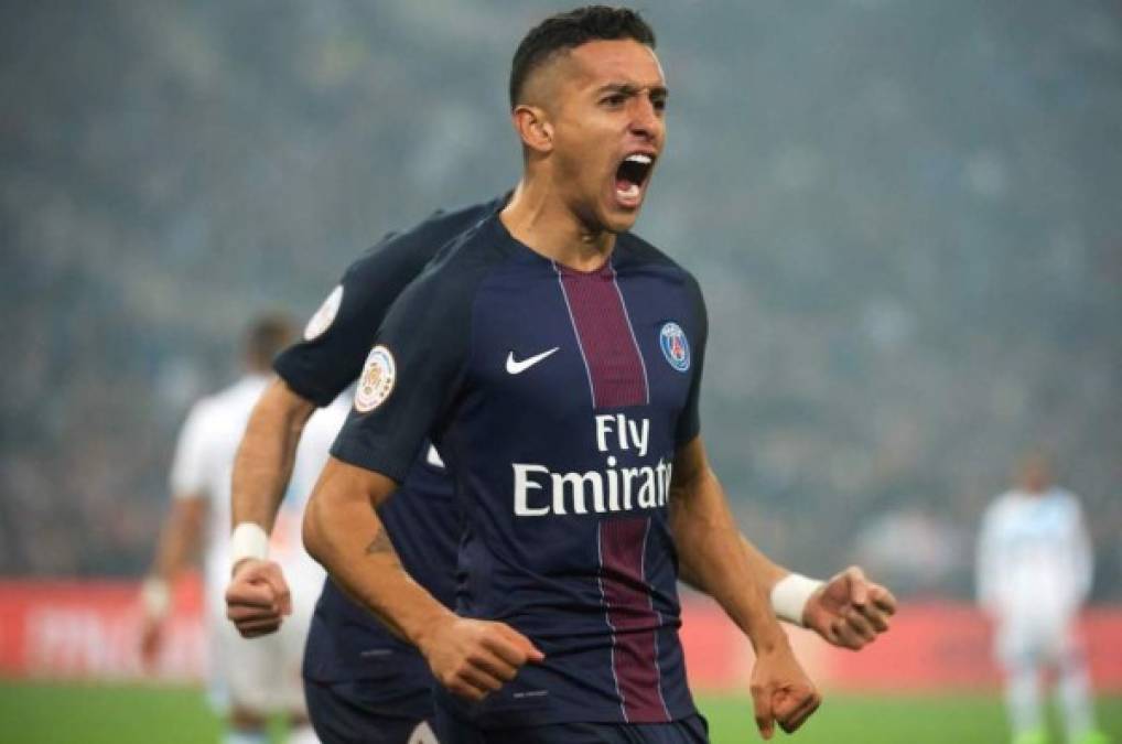 Marquinhos: El defensor brasileño juega en el PSG y es otro de los que aparece en la lista.