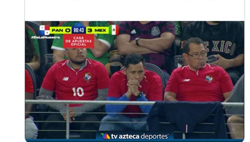 TV Azteca Deportes se tomó con humor la goleada de México a Panamá y se burló de los canaleros con esta imagen.
