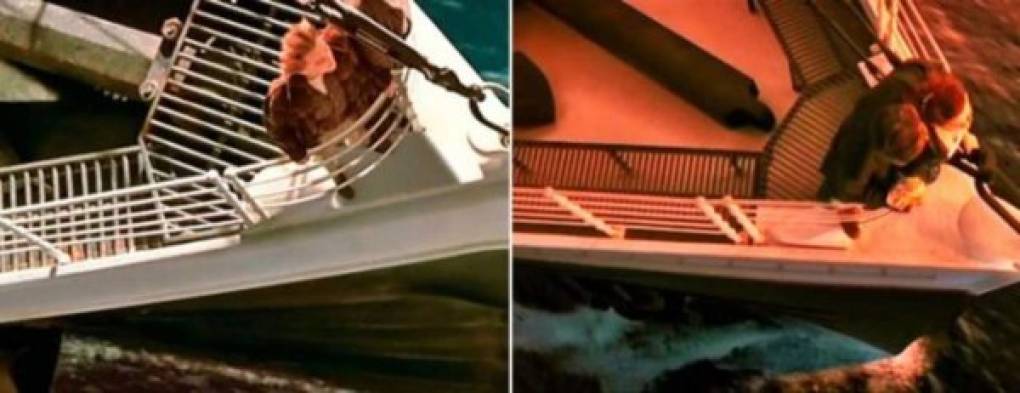 Titanic: Parece que hubo no uno sino dos barcos Titanic. Su cubierta cambia al menos una vez durante la película.