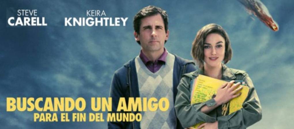 <br/>En busca de un amigo para el fin del mundo<br/><br/>Buscando un amigo para el fin del mundo (título original en inglés: Seeking a Friend for the End of the World) es una película estadounidense de comedia dramática de 2012 escrita y dirigida por Lorene Scafaria y protagonizada por Keira Knightley y Steve Carrell.<br/><br/>El título original del film y su trama hacen referencia directa a la famosa canción 'Preaching the End of the World' de Chris Cornell, lanzada en su álbum de 1999 Euphoria Morning.