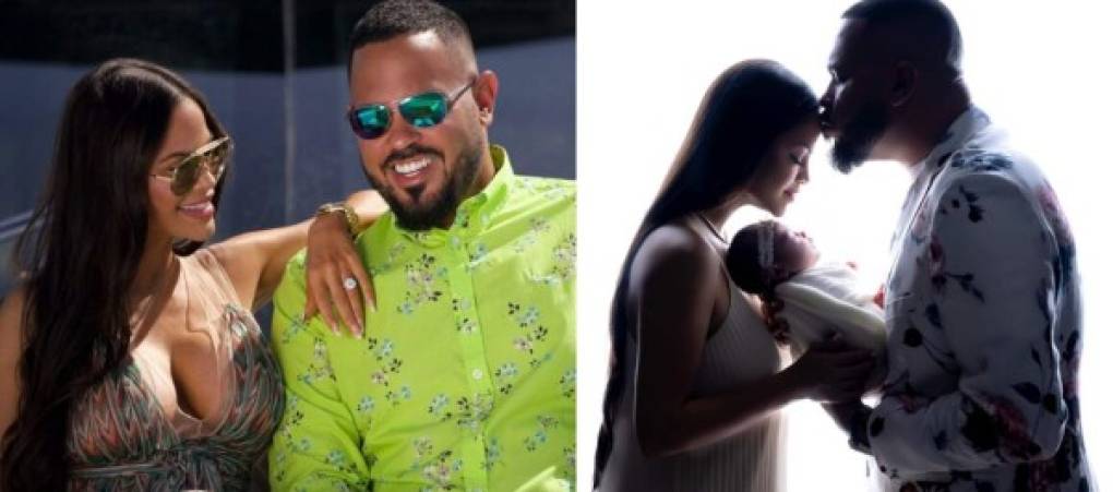 La cantante dominicana Natti Natasha compartió en sus redes sociales varias fotografías junto a su bebita, Vida Isabelle y su prometido, el productor musical Raphy Pina.