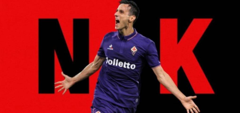 El delantero croata Nikola Kalinic es nuevo jugador del AC Milan, llega procedente de la Fiorentina por €25m .