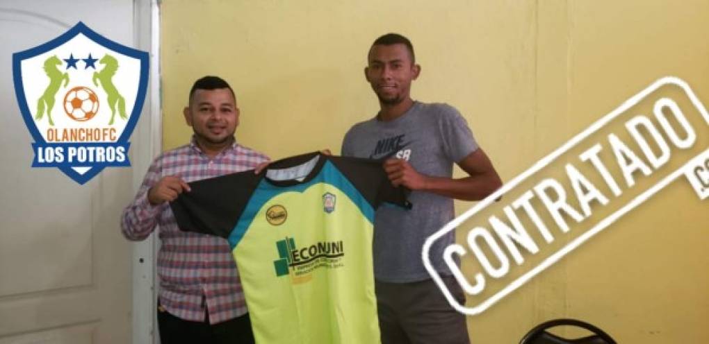 Óscar Almendáres: Futbolista hondureño que fue anunciado como nuevo jugador de Los Potros de Olancho FC.