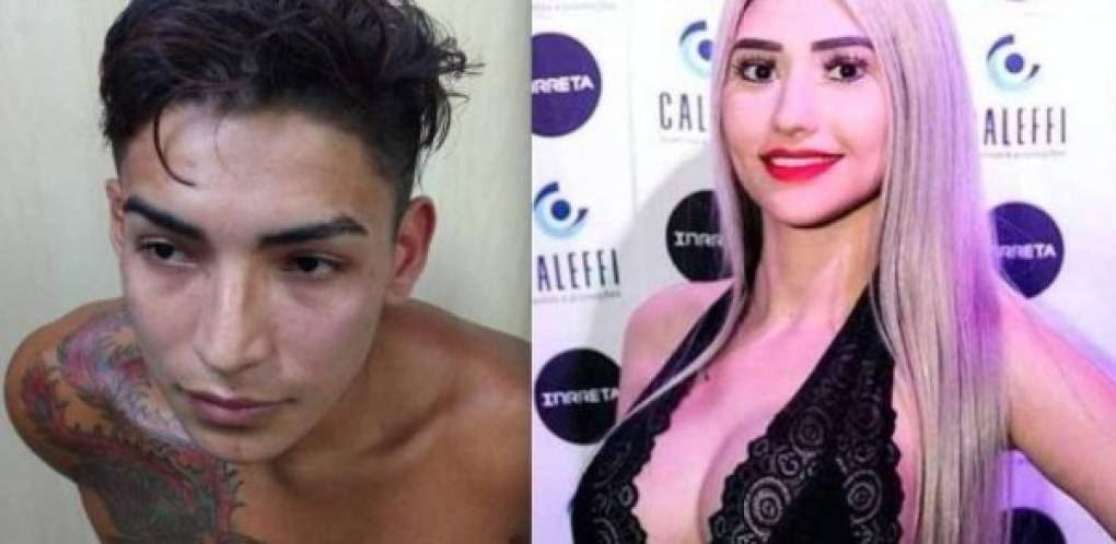 La policía brasileña capturó a Matheus Rogério Machado de Castro (21), sospechoso de matar a Fernanda Caroline.