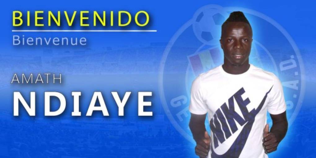 El Atlético de Madrid ha traspasado al senegalés Amath Ndiaye al Getafe, que lo fichó por las próximas cinco temporada, aunque el Atlético, que recibió tres millones y tiene un 50% de los derechos del futbolista, se guardará una opción de compra.