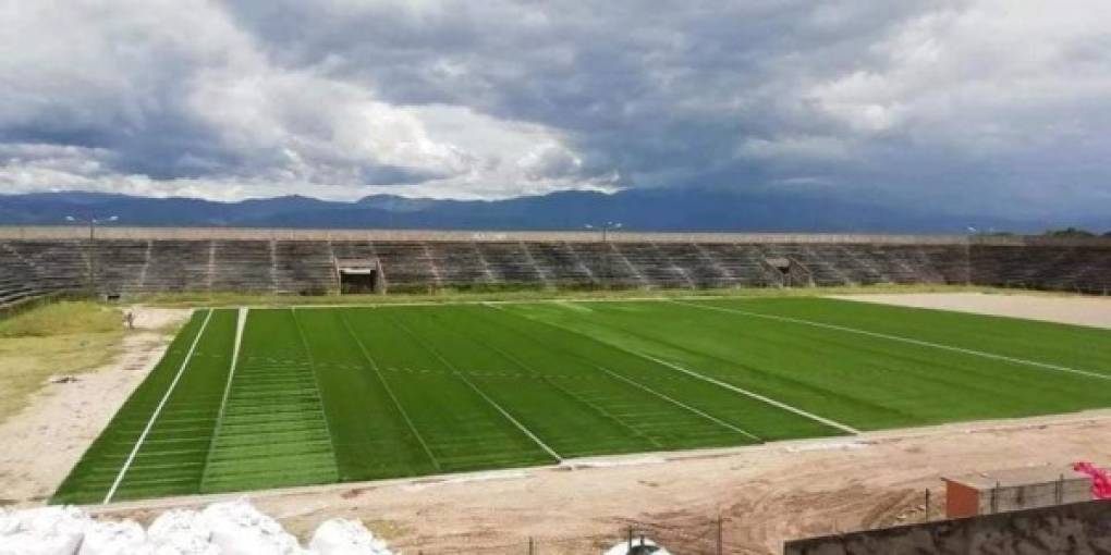 El estadio tendrá iluminación por lo que se podrán disputar partidos en horas de la noche.