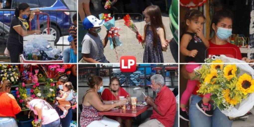 San Pedro Sula, entre cálidas temperaturas, presenta actividad comercial previo al Día de la Madre, como cada segundo domingo de mayo. Fotografías: José Cantarero