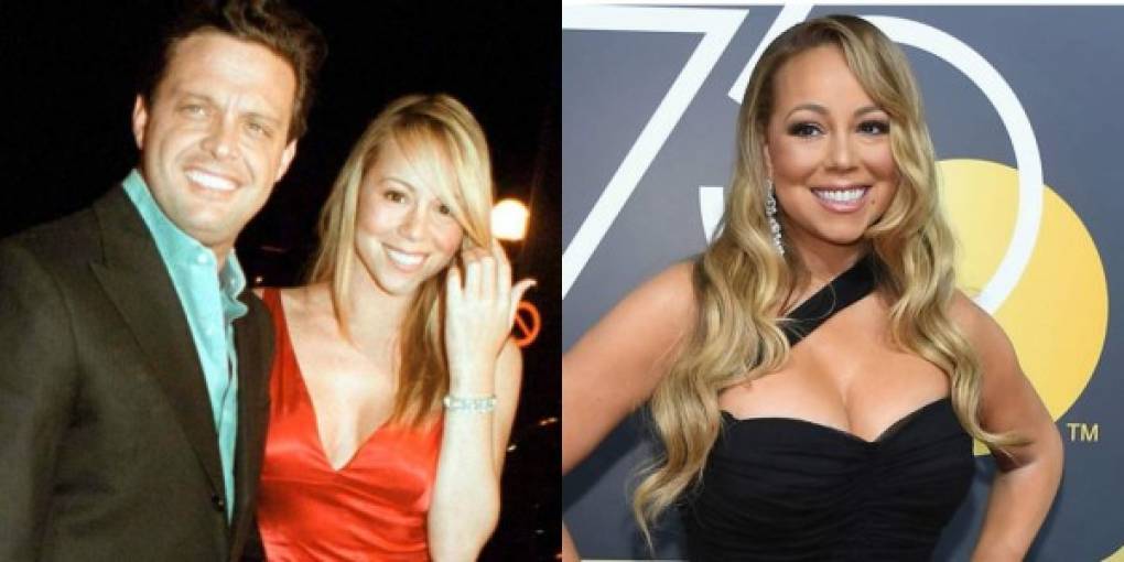 - Mariah Carey-<br/><br/>La cantante estadounidensedisfrutó del amor del cantante durante tres años. La pareja se conoció en 1999 en Aspen. La relación se enfrió en 2001 y Luis Miguel terminó con ella. Se rumoró que después de esto la cantante fue hospitalizada por depresión.<br/>