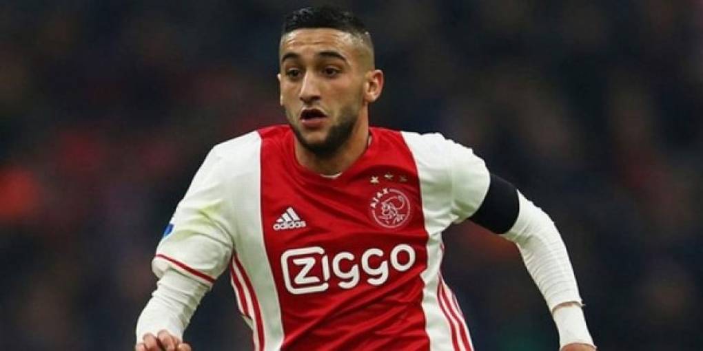 Hakim Ziyech: Centrocampista marroquí de 26 años de edad que brilla en el Ajax de Holanda. El jugador fue clave para la eliminación del Real Madrid en la Champions League.