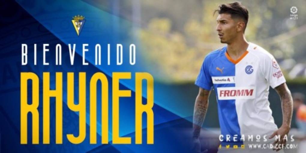 El Cádiz ha fichado al central suizo Jean-Pierre Rhyner. Firma hasta junio de 2022.