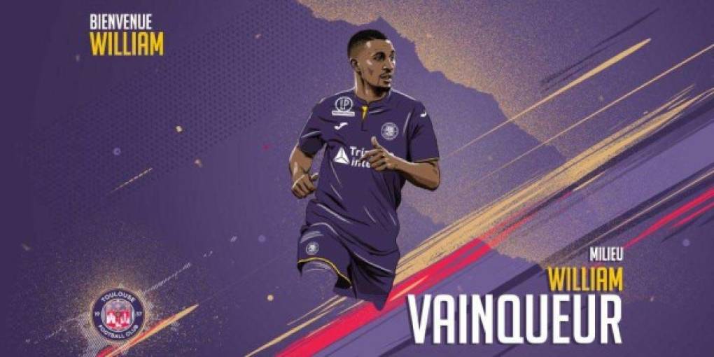 El Toulouse obtiene la cesión del mediocentro francés William Vainqueur por una temporada.