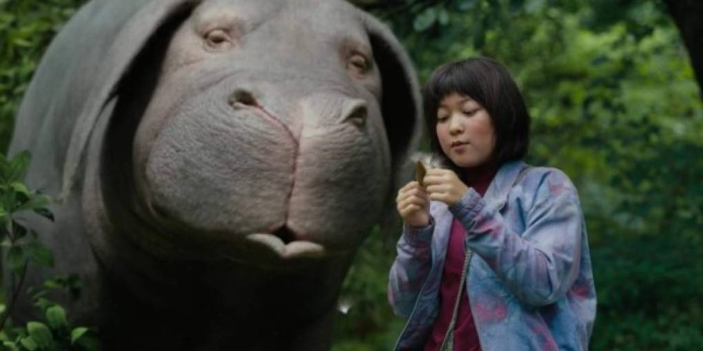 Durante diez idílicos años, la pequeña Mija (An Seo Hyun) ha sido la cuidadora y compañera de Okja, un gigantesco cerdo, en su granja de la montaña, en Corea del Sur. Pero todo cambiará cuando la gran multinacional familiar Mirando Corporation se intente llevar a Okja a Nueva York, donde la narcisista y egocéntrica Lucy Mirando (Tilda Swinton) tiene otros planes para la mejor amiga de Mija.