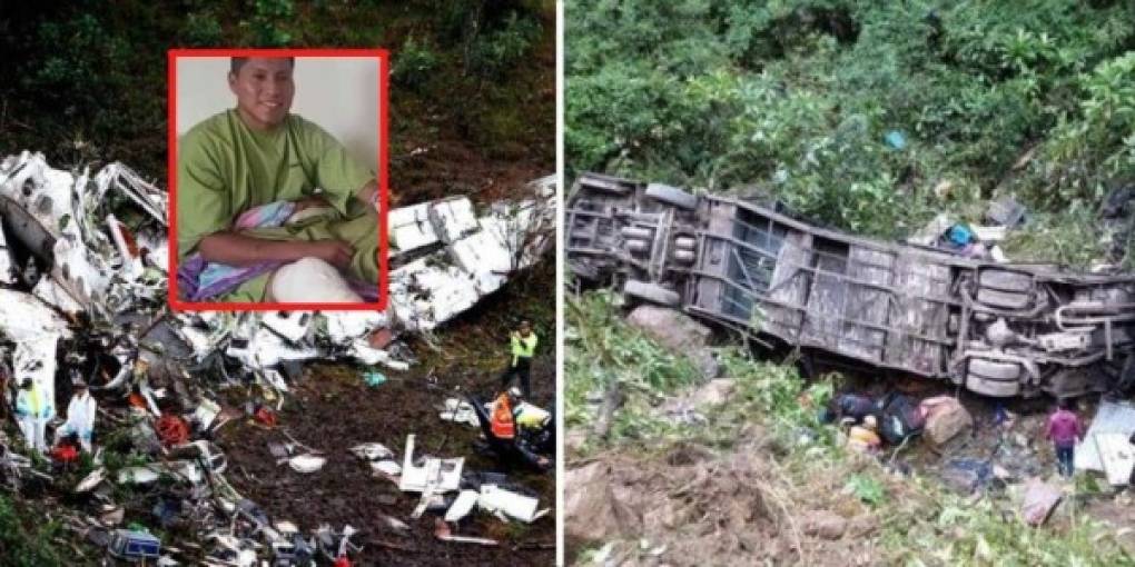 Edwin Tumiri podrá contar que sobrevivió a dos tragedias: el accidente aéreo del Chapecoense en 2016 y el trágico accidente vial de autobús en Bolivia en 2021. En ambos hechos, fallecieron 98 personas.