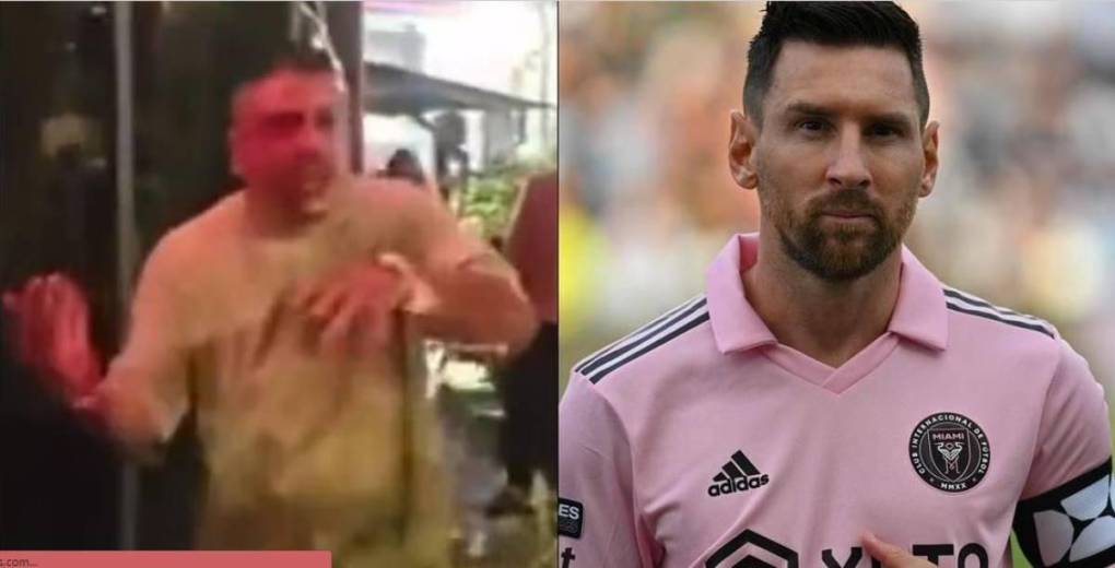 Los de seguridad reaccionaron con enojo por creer que quería fotografiar a Lionel Messi y David Bekcham que estaban en compañía de Antonela Roccuzzo y Victoria Beckham, sus esposas, así como los jugadores Jordi Alba y Sergio Busquets.
