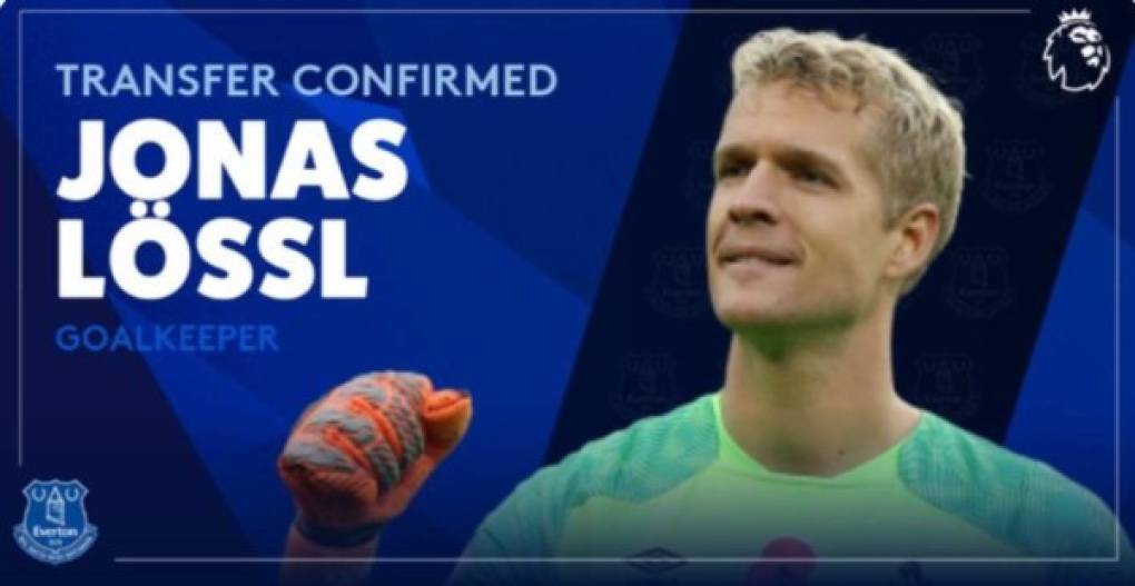 El Everton ha confirmado que el portero del Huddersfield, Jonas Lossl, se unirá al club el 1 de julio, firmando un contrato de tres años hasta junio de 2022. El internacional danés, de 30 años, firmará con los Toffees este mes.