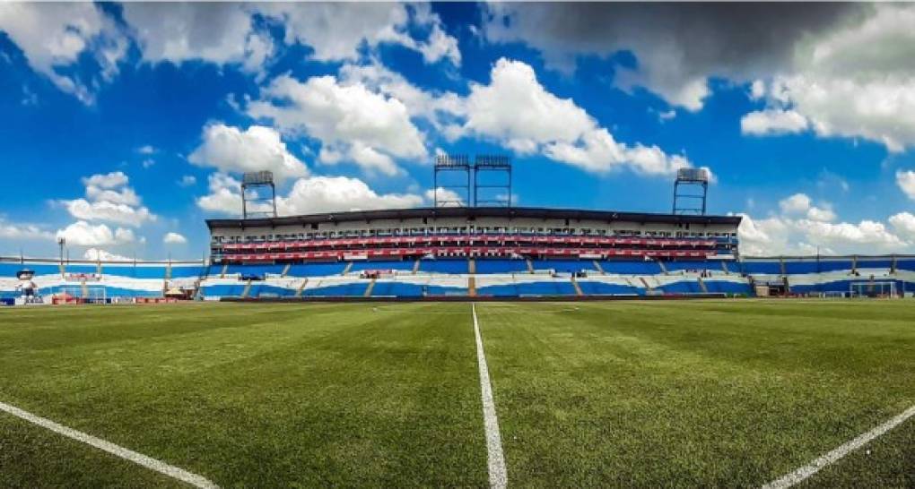 El estadio Olímpico está listo para albergar el partido Hondursa-Martinica.