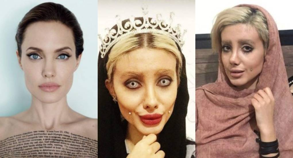 Sahar le dijo al diario ruso Sputnik: 'Ahora puedo ver que tengo algo en común con (Angelina Jolie), pero me divierto a mí misma y parecerme a alguien no es mi objetivo'. dijo la joven descartando desear emular a la actriz.<br/>