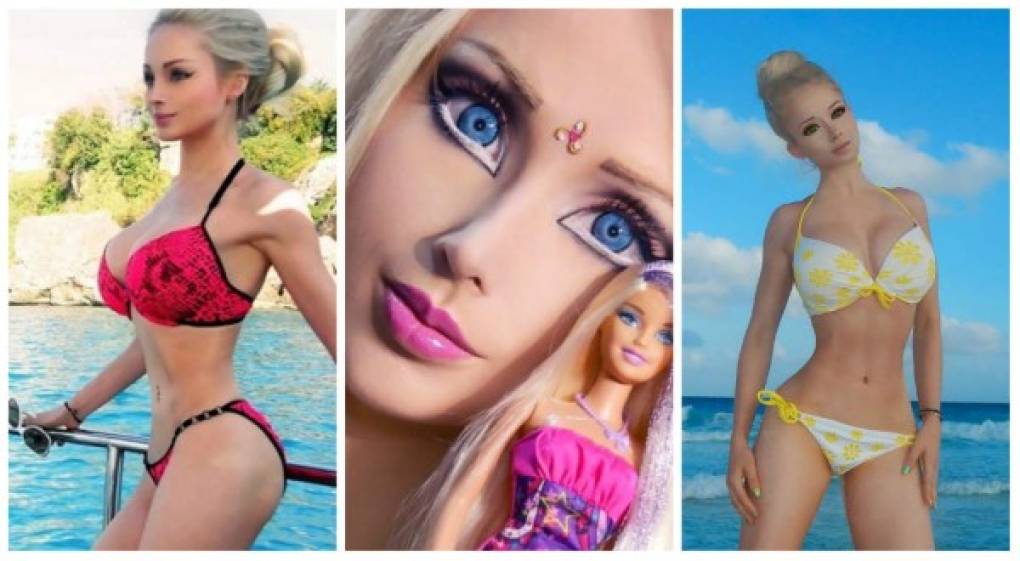 Valeria Lukyanova, conocida por su parecido a una muñeca Barbie, muchas fuentes la describen como una 'muñeca Barbie de la vida real' y 'Barbie humana'. Declara que se ha puesto implantes mamarios, pero que el resto de su cuerpo es totalmente natural y delgado debido a los entrenamientos de gimnasia diaria y una dieta especial.