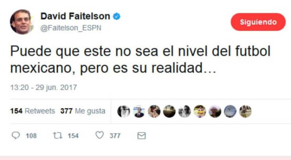 El periodista David Faitelson se ha pronunciado tras la derrota de México.