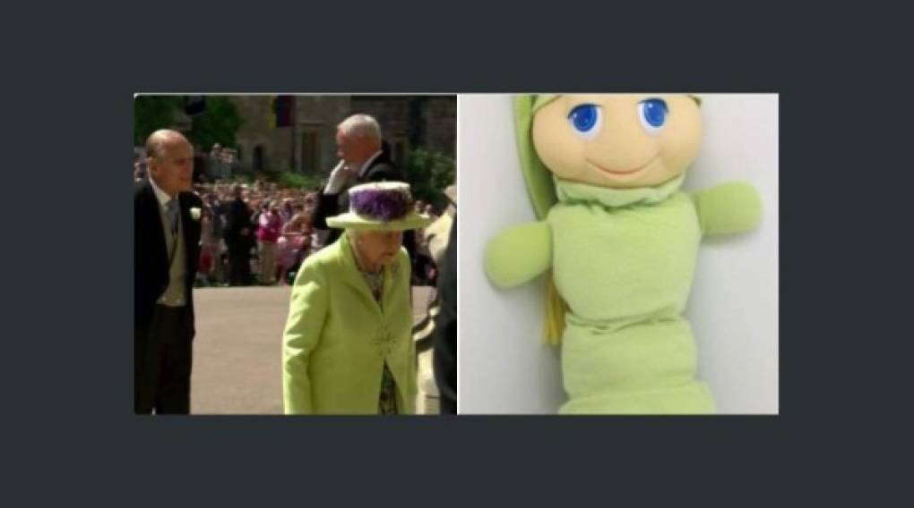 Le han nombrado 'Queen green' y la reina Isabel II acapara memes en internet.