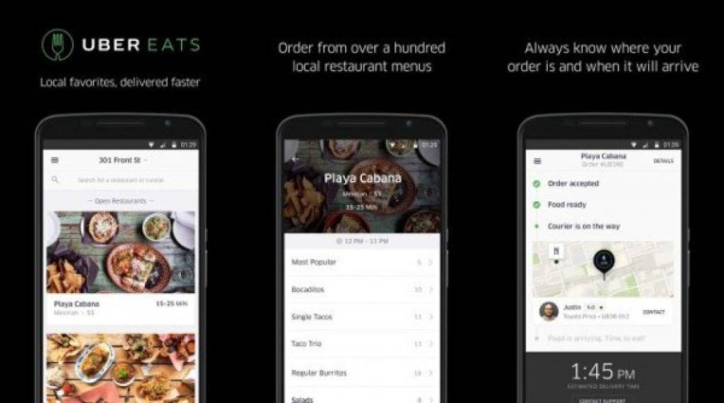 En cuarto lugar quedó UBER EATS. No, en este caso no es para pedir un auto con chofer, sino comida. Resulta que algunas personas no quieren pedir un auto para ir a comprar la comida y prefieren que se las vengan a dejar a la casa. ¡Pónganse las pilas servicios de entrega a domicilio!.