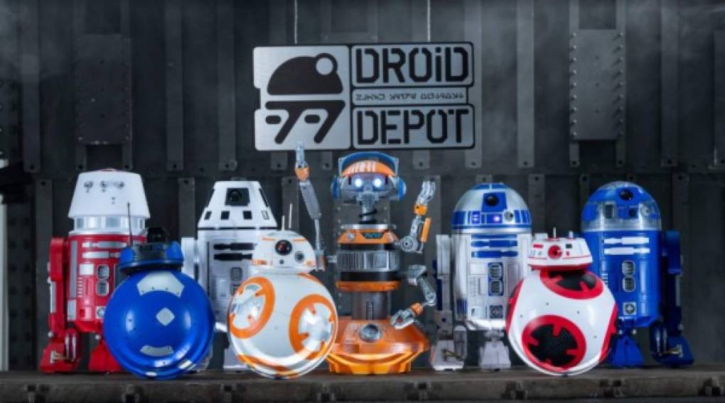 Los androides de las famosa saga R2D2 y BB8, los más queridos por los fanáticos.