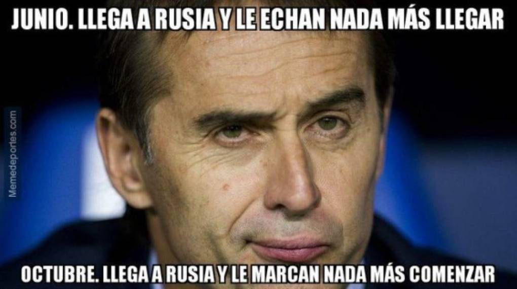 Julen Lopetegui, DT del Real Madrid, ya es objeto de críticas.