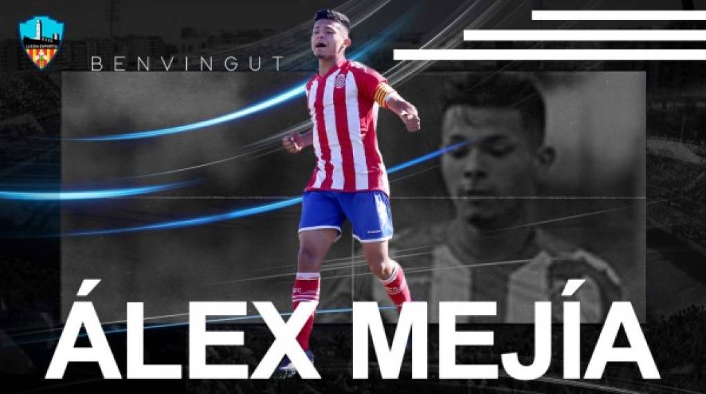 El mediocampista hondureño Alex Mejía ha sido anunciado como nuevo fichaje del Lleida Esportiu, equipo de la Segunda División B, tercera categoría del fútbol español.<br/><br/>El futbolista llega procedente del Girona FC y firma contrato por una temporada, más una opcional.