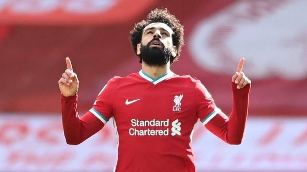 14. Mohamed Salah (Liverpool) - El atacante egipcio es el goleador de los reds en la Premier League con 19 goles (38 puntos).