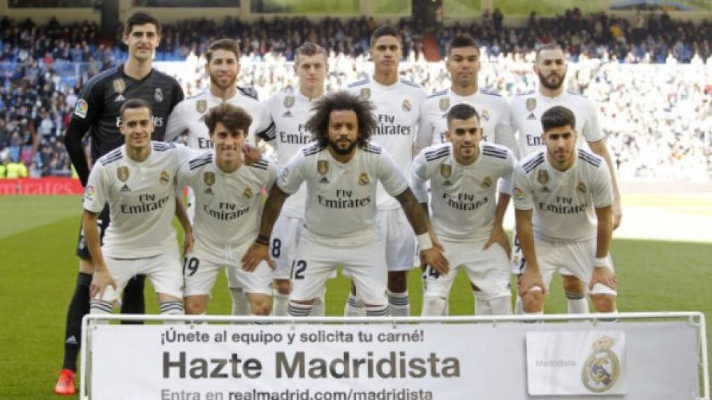 Este fue el 11 titular del Real Madrid para enfrentar al Girona. La ausencia de Modric pesó y al final pasó factura.