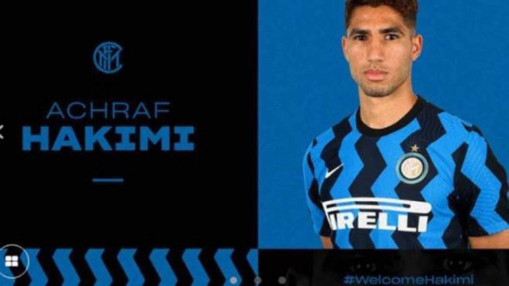 El Real Madrid ha llegado a un acuerdo con el Inter para el traspaso de Achraf Hakimi en torno a los 40 millones de euros. El lateral jugó en la reciente campaña cedido a préstamo en el Dortmund de Alemania. Hoy el cuadro madridista lo vendió por cinco campañas al Inter de Milán.