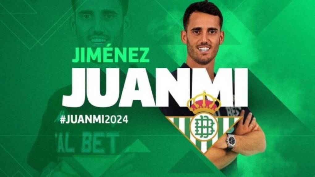 Real Betis ha fichado al delantero Juanmi por 8.000.000 €. Firma hasta junio de 2024 y llega procedente de la Real Sociedad.