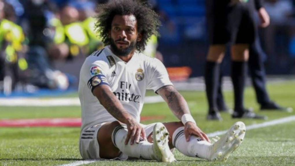 Marcelo: El lateral brasileño se pierde el juego ante Granada por lesión-