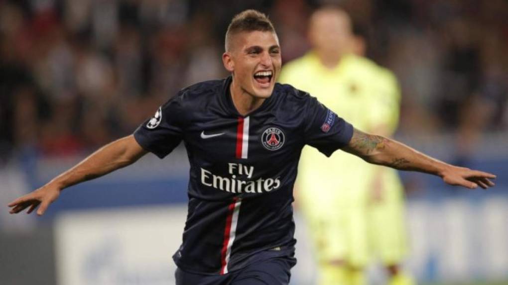 El centrocampista italiano Marco Verratti se iría del PSG al final de temporada.