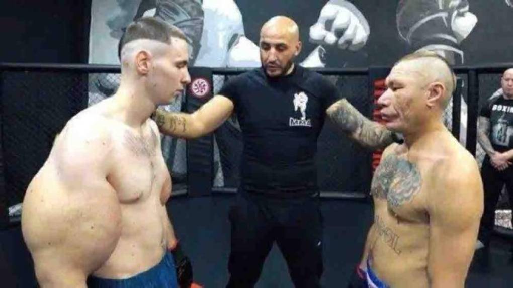 Kirill Tereshin, conocido como el 'Popeye Ruso', se enfrentó al experimentado luchador Oleg Mongol y no la pasó nada mal ya que fue derrotado sin problemas.