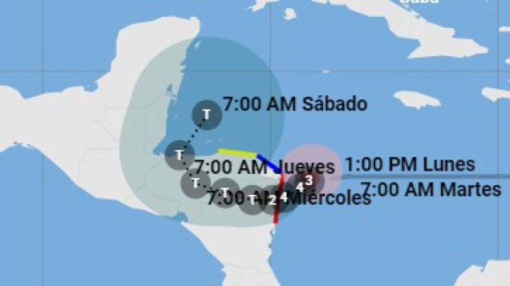 De acuerdo con lo reportado por el Centro Nacional de Huracanes de Estados Unidos (NHC por sus siglas en inglés), el paso del huracán podría provocar inundaciones, deslizamientos y marejadas ciclónicas.