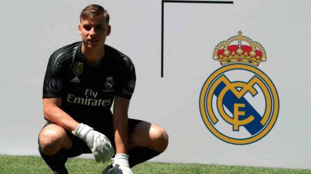 Andriy Lunin será el segundo portero de Zidane y el suplente de Thibaut Courtois. El joven ucraniano de 20 años estuvo la temporada pasada cedido en el Leganés.