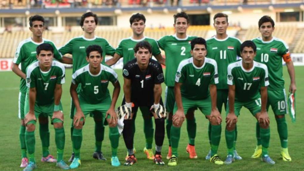 Irak conquistó el Campeonato de Asia y logró su clasificación. La selección iraquí Sub-17 solamente ha disputado una cita mundialista. Fue en Emiratos Árabes Unidos 2013.