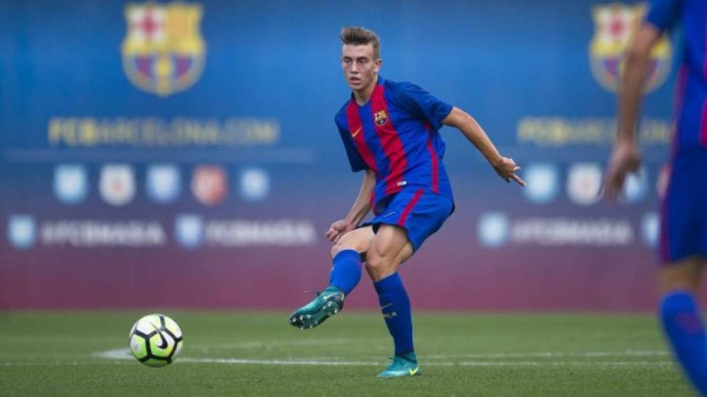 Oriol Busquets: Centrocampista hermano de Sergio, que es el titular indiscutible en el primer equipo del Barcelona.