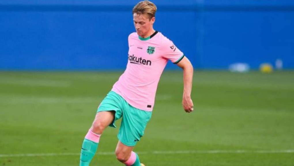 Frenkie de Jong: El holandés estará en el centro del campo.