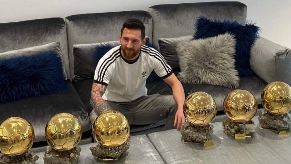 Messi cuenta con seis Balones de Oro y es fuerte candidato para ganar el séptimo personal. Foto Instagram Messi.