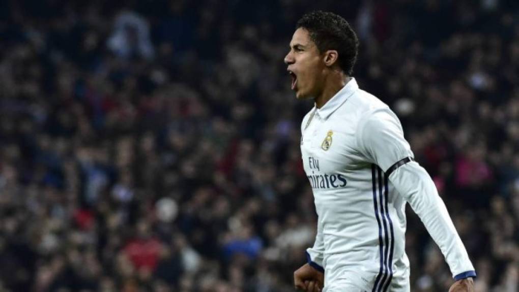 Raphael Varane: El defensor francés será compañero en el sector defensivo de Sergio Ramos.