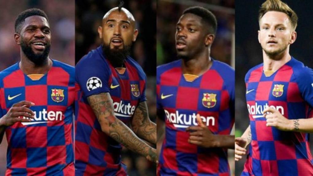 El Manchester United centra sus miradas en el Barça para hacerse con cuatro de sus jugadores: Ousmane Dembele, Arturo Vidal, Ivan Rakitic y Samuel Umtiti, según informaciones del Manchester Evening News. <br/><br/>En todos los casos, el conjunto azulgrana estaría dispuesto a escuchar ofertas y según la prensa inglesa los red devils ya se habrían puesto en contacto con los franceses Dembele y Umtiti.