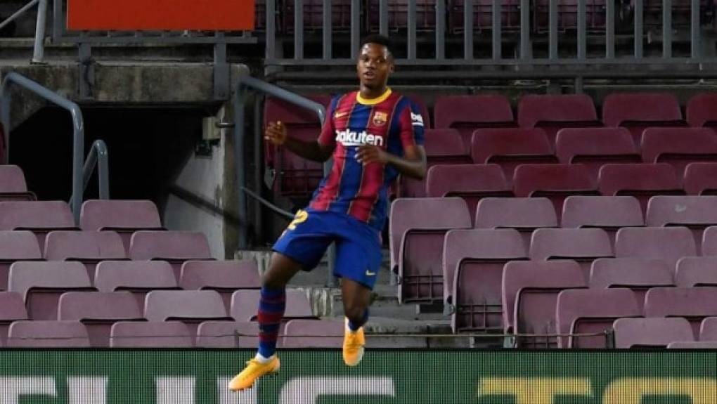 Ansu Fati: El joven delantero del Barcelona quiere cobrar de acuerdo a su potencial en el terreno de juego. El contrato del chico finaliza en el 2022 por lo que el cuadro catalán busca llegar a un acuerdo para su renovación.