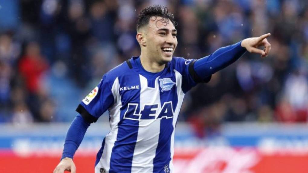 El delantero Munir El Haddadi (Alavés, España).